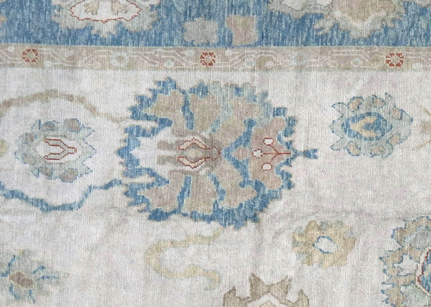 Vintage Turkish Oushak Rug - 13'7" x 20' - 133143