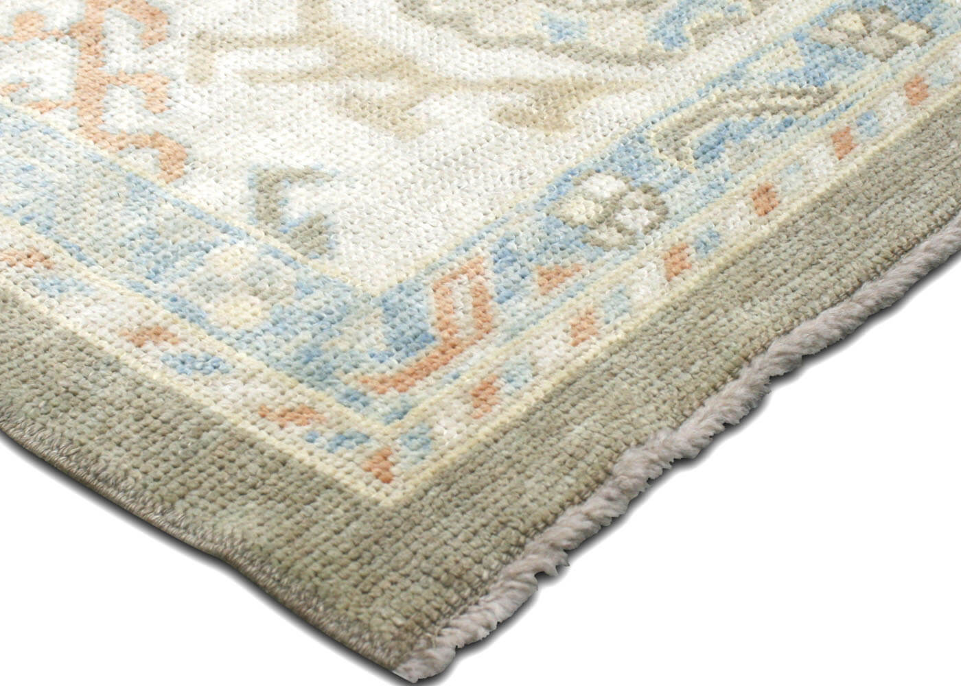 Vintage Turkish Oushak Rug - 10'9" x 14'6" - 133150