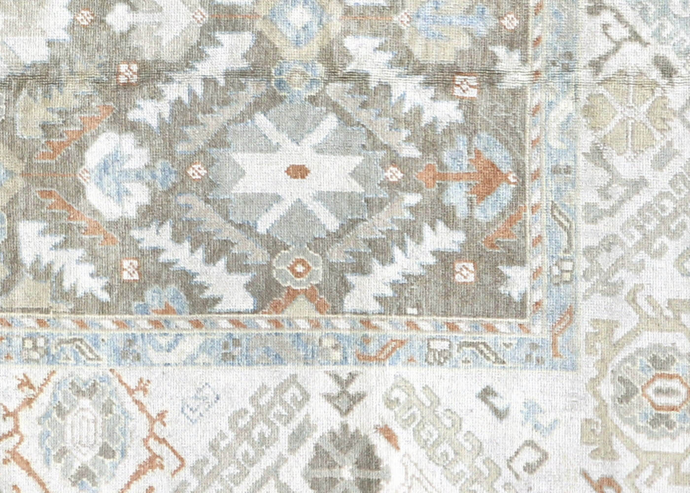Vintage Turkish Oushak Rug - 10'9" x 14'6" - 133150