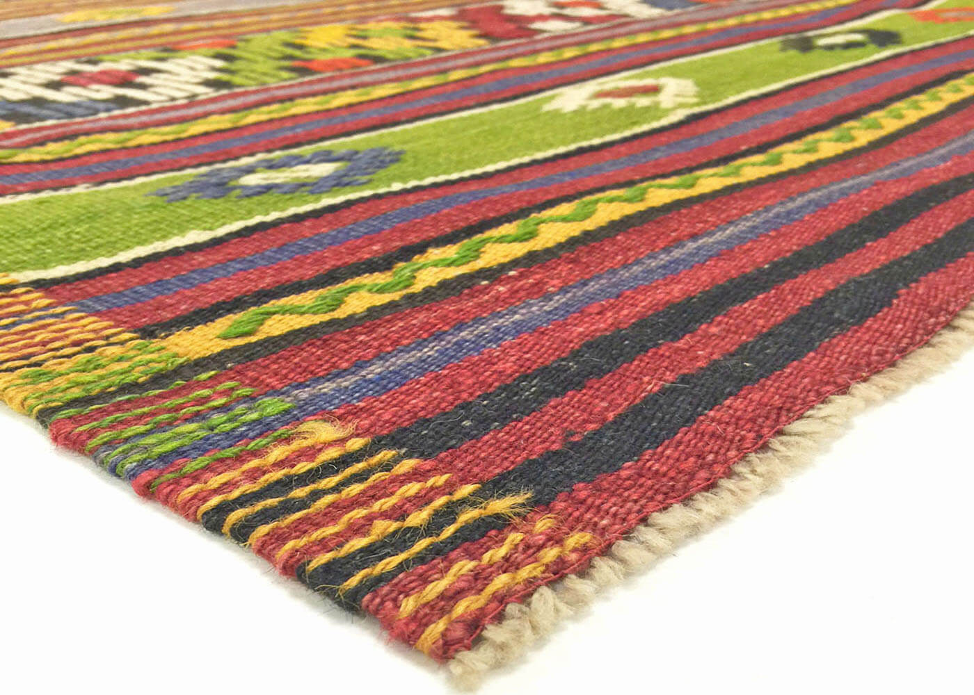 Vintage Turkish Kilim - 5'11" x 10'3" - 133167