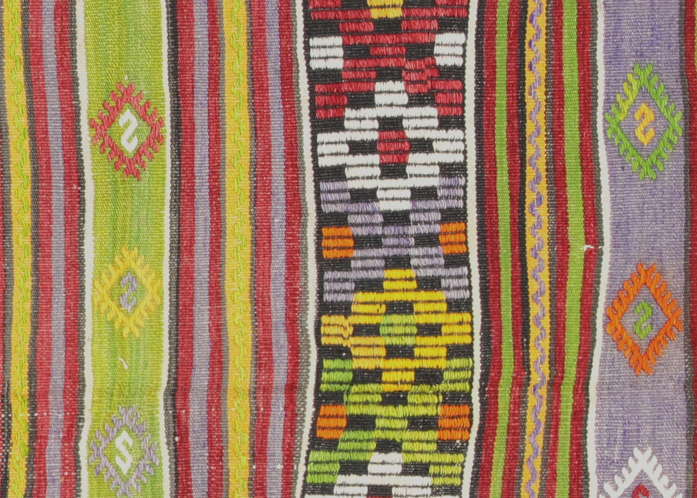 Vintage Turkish Kilim - 5'11" x 10'3" - 133167