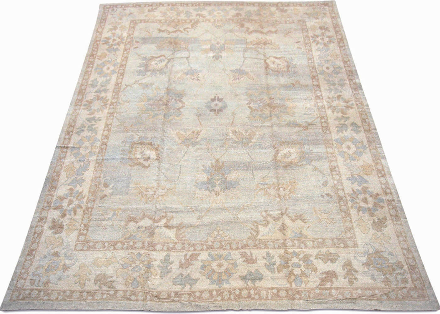 Vintage Turkish Oushak Rug - 10'10" x 15'5" - 133176