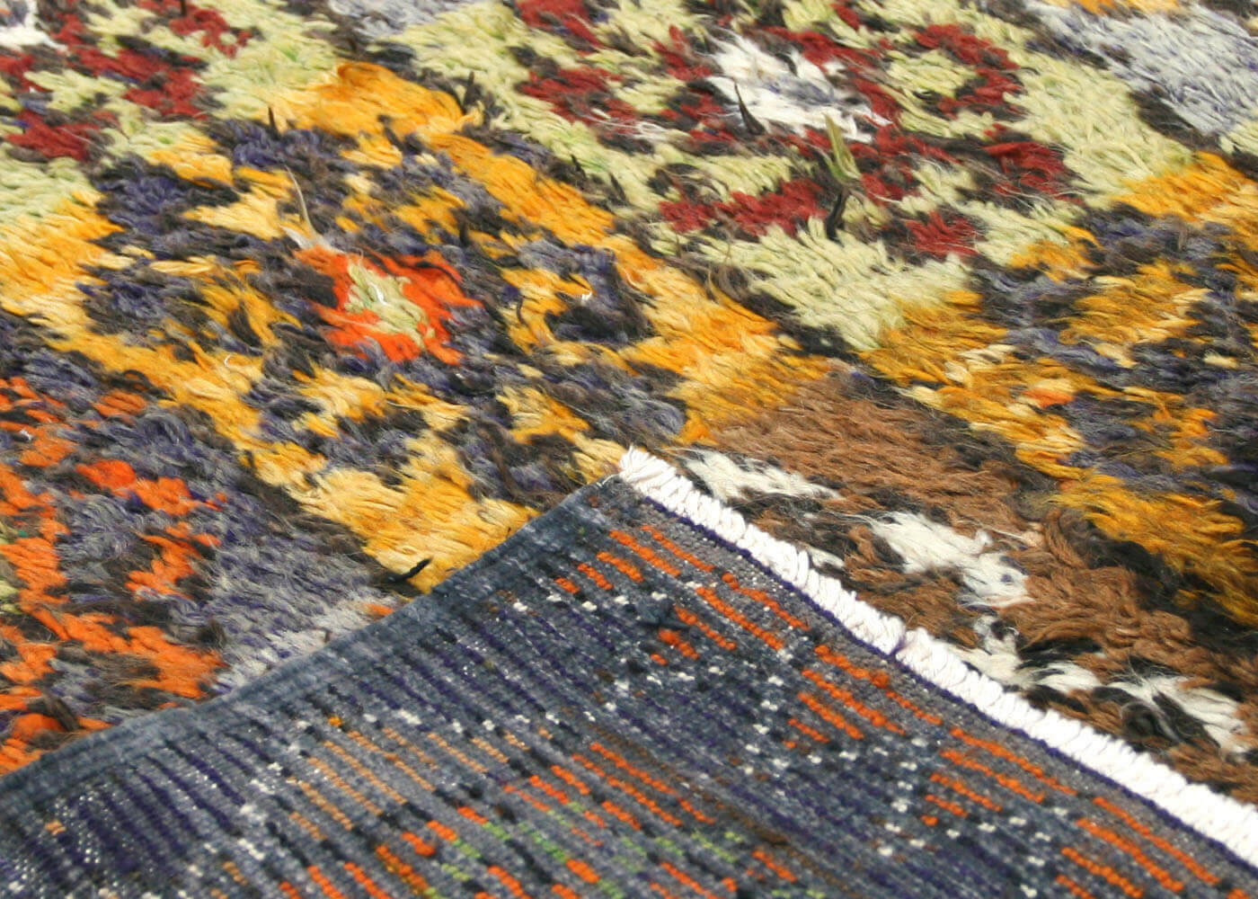 Vintage Turkish Tulu Rug - 4' x 7'9" - 133180