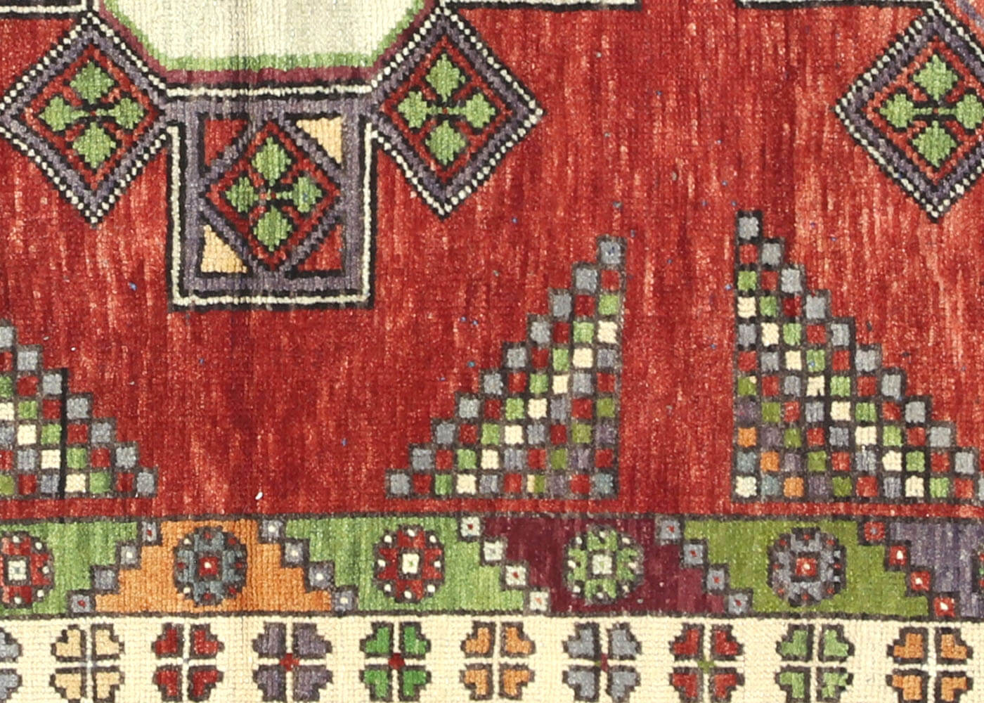 Vintage Turkish Oushak Rug - 3'7" x 6'5" - 133183