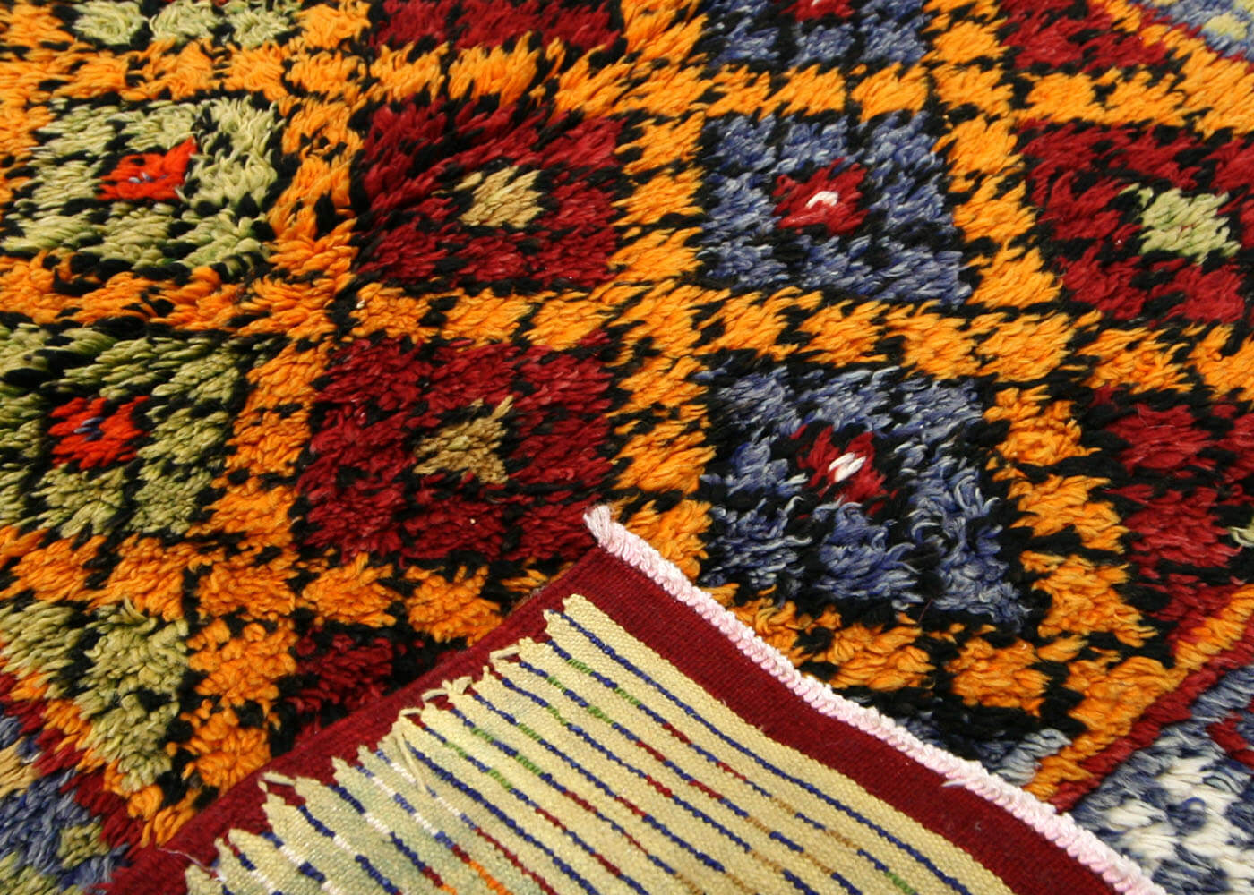 Vintage Turkish Tulu Rug - 2'7" x 4'1" - 133269