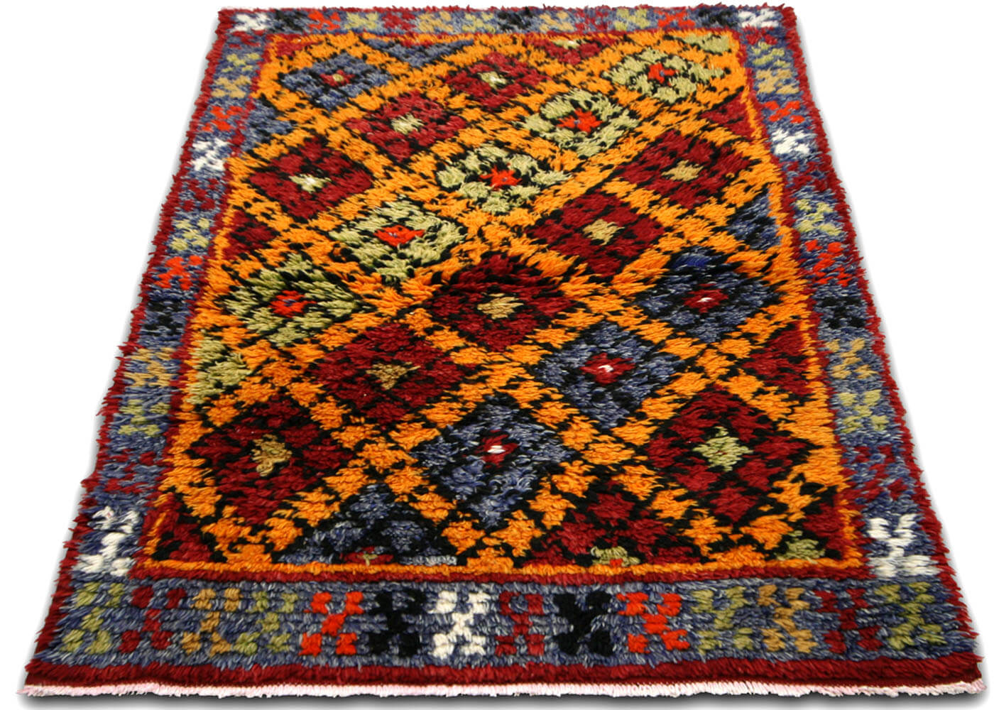 Vintage Turkish Tulu Rug - 2'7" x 4'1" - 133269