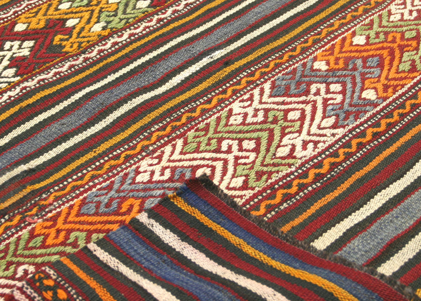 Vintage Turkish Kilim - 4'11" x 6'5" - 133442