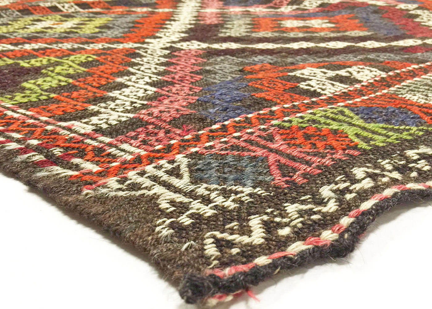 Vintage Turkish Kilim - 5'9" x 8'10" - 133457