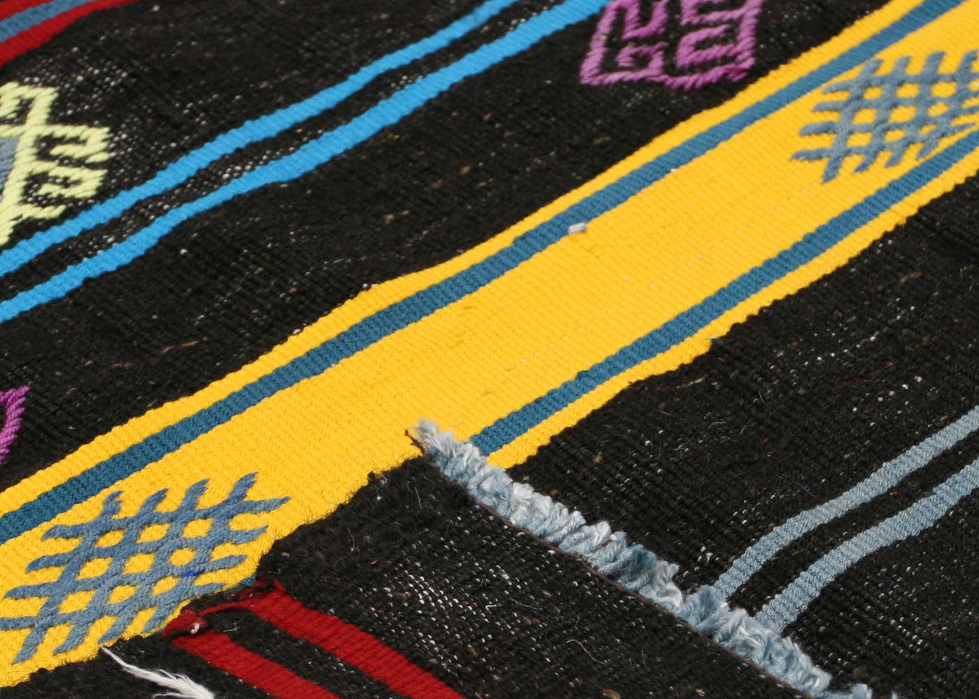 Vintage Turkish Kilim - 6'9" x 8' - 133475