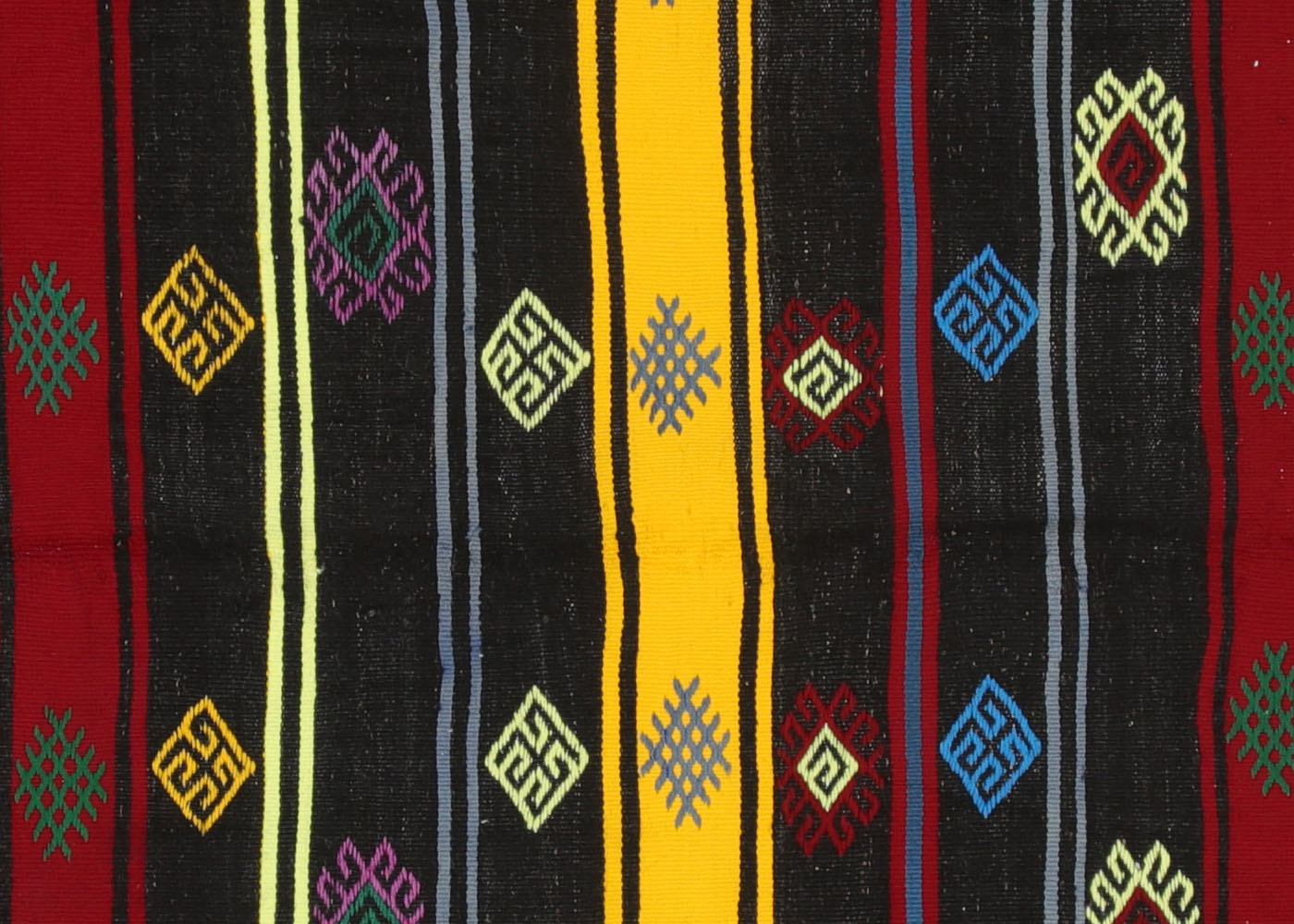 Vintage Turkish Kilim - 6'9" x 8' - 133475
