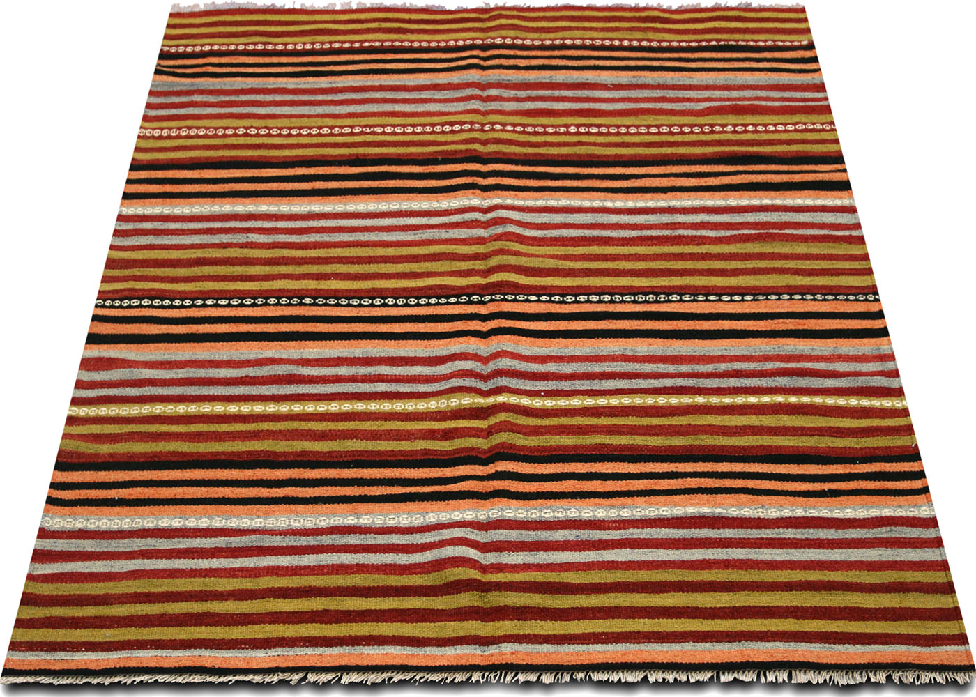 Vintage Turkish Kilim - 5'8" x 6'10" - 133483