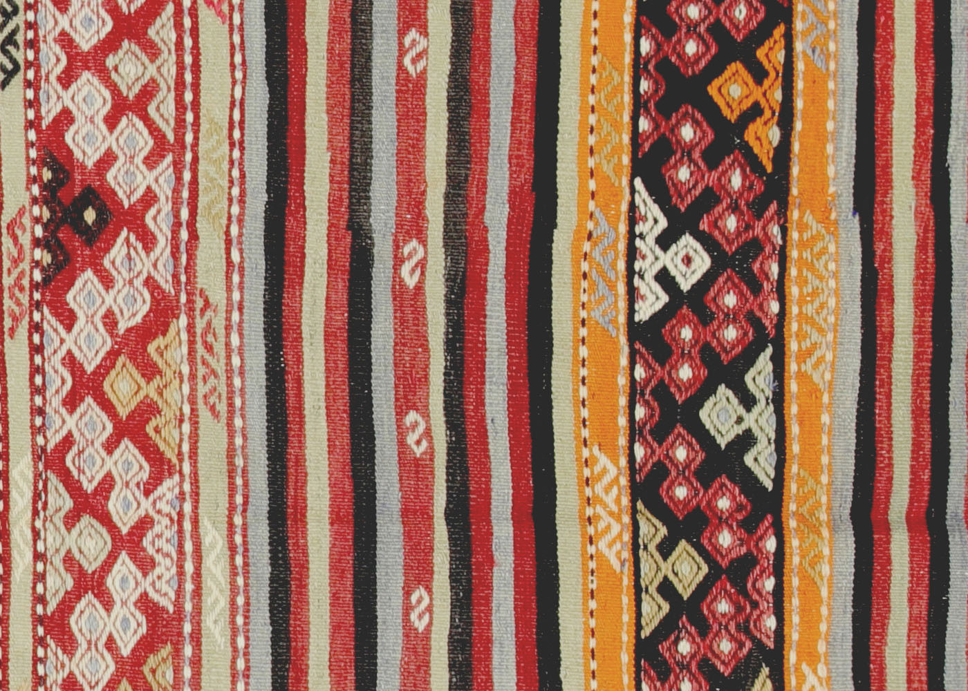 Vintage Turkish Kilim - 5'10" x 8'1" - 133488