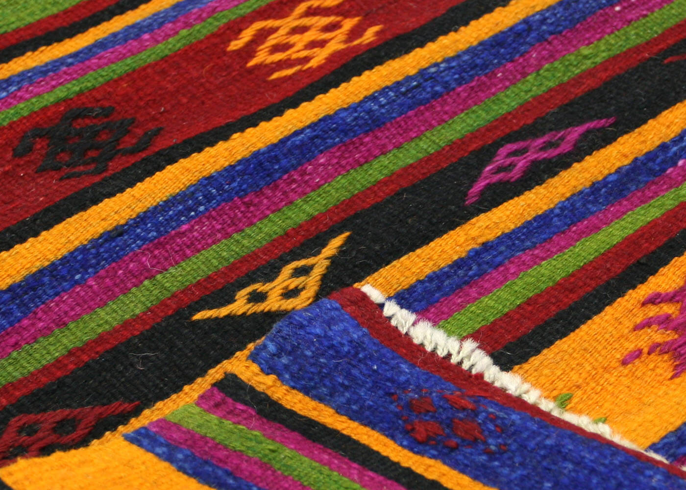Vintage Turkish Kilim Runner - 2'11" x 9'11" - 135014