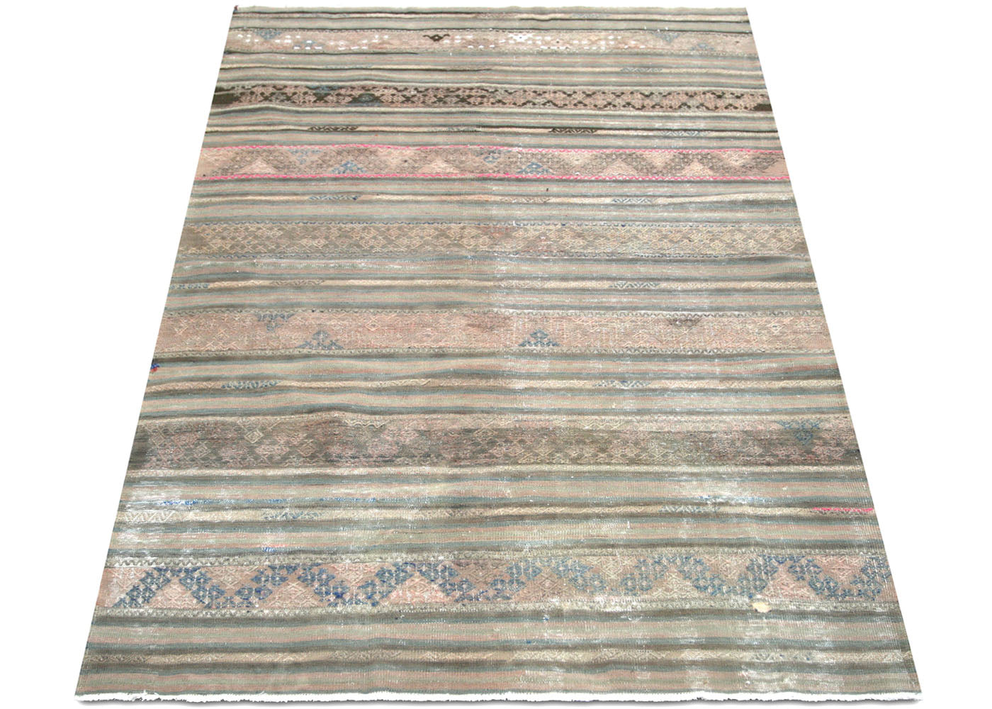 Vintage Turkish Kilim - 4'7" x 7'11" - 135022