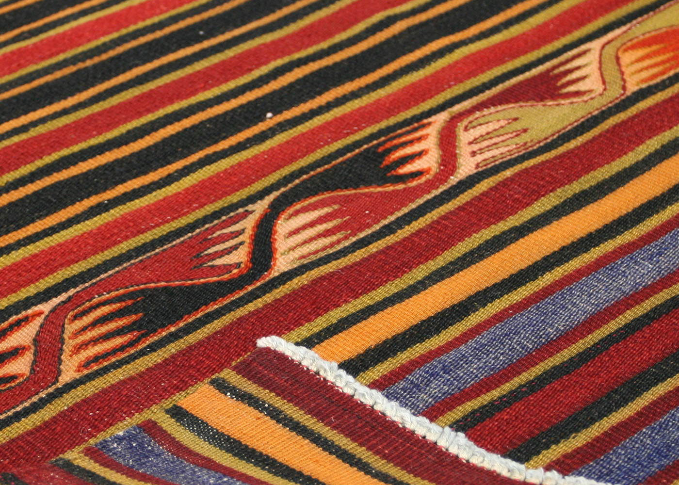 Vintage Turkish Kilim - 5' x 7'1" - 135028