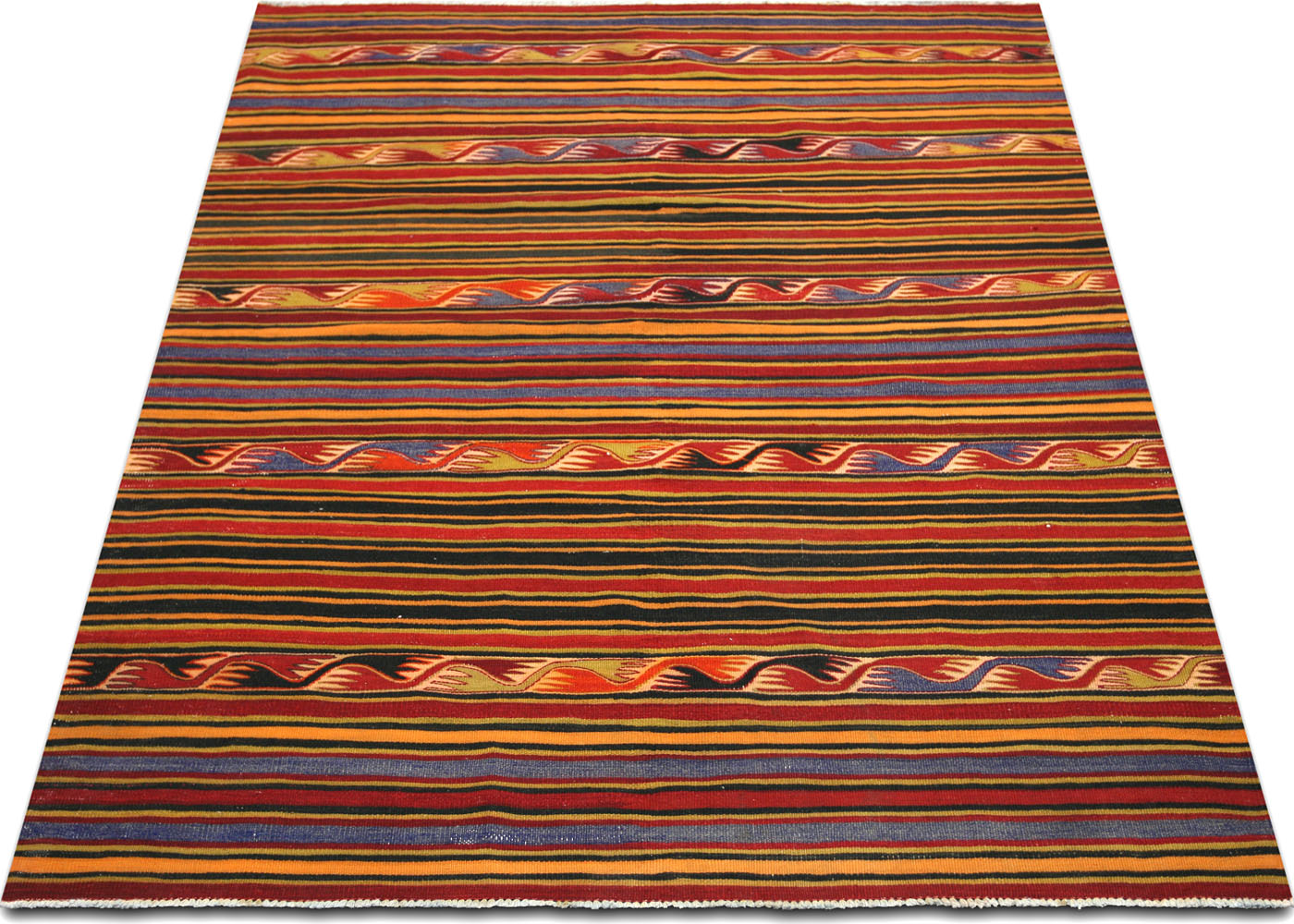 Vintage Turkish Kilim - 5' x 7'1" - 135028