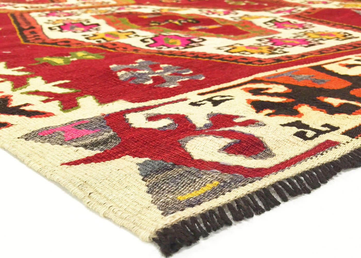 Vintage Turkish Kilim - 5' x 11'3" - 135077