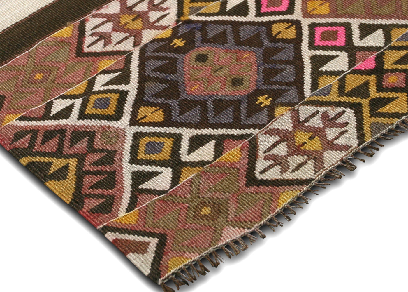 Vintage Turkish Kilim - 2'9" x 3'4" - 135095