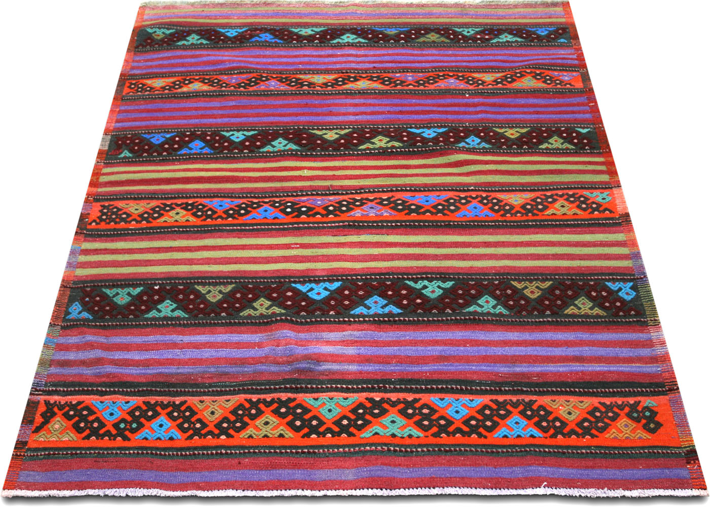 Vintage Turkish Kilim - 5' x 6'4" - 135116