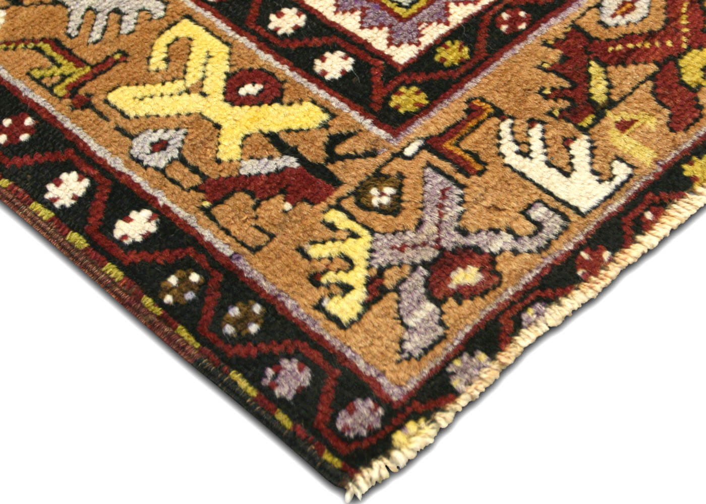 Vintage Turkish Oushak Rug - 3'7" x 7' - 137011
