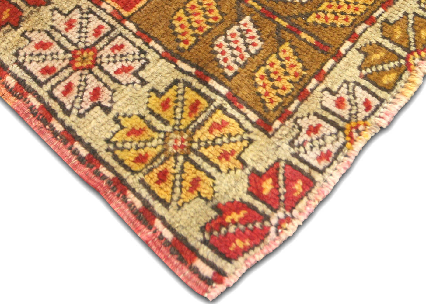 Vintage Turkish Oushak Rug - 3'6" x 4'7" - 137016