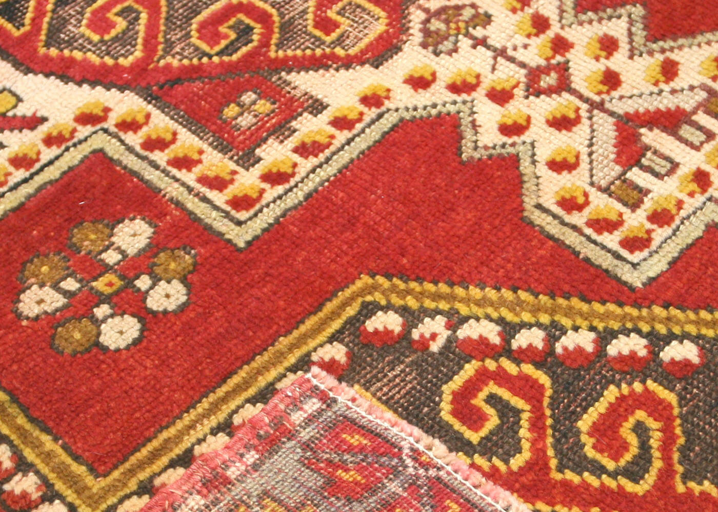Vintage Turkish Oushak Rug - 3'6" x 4'7" - 137016