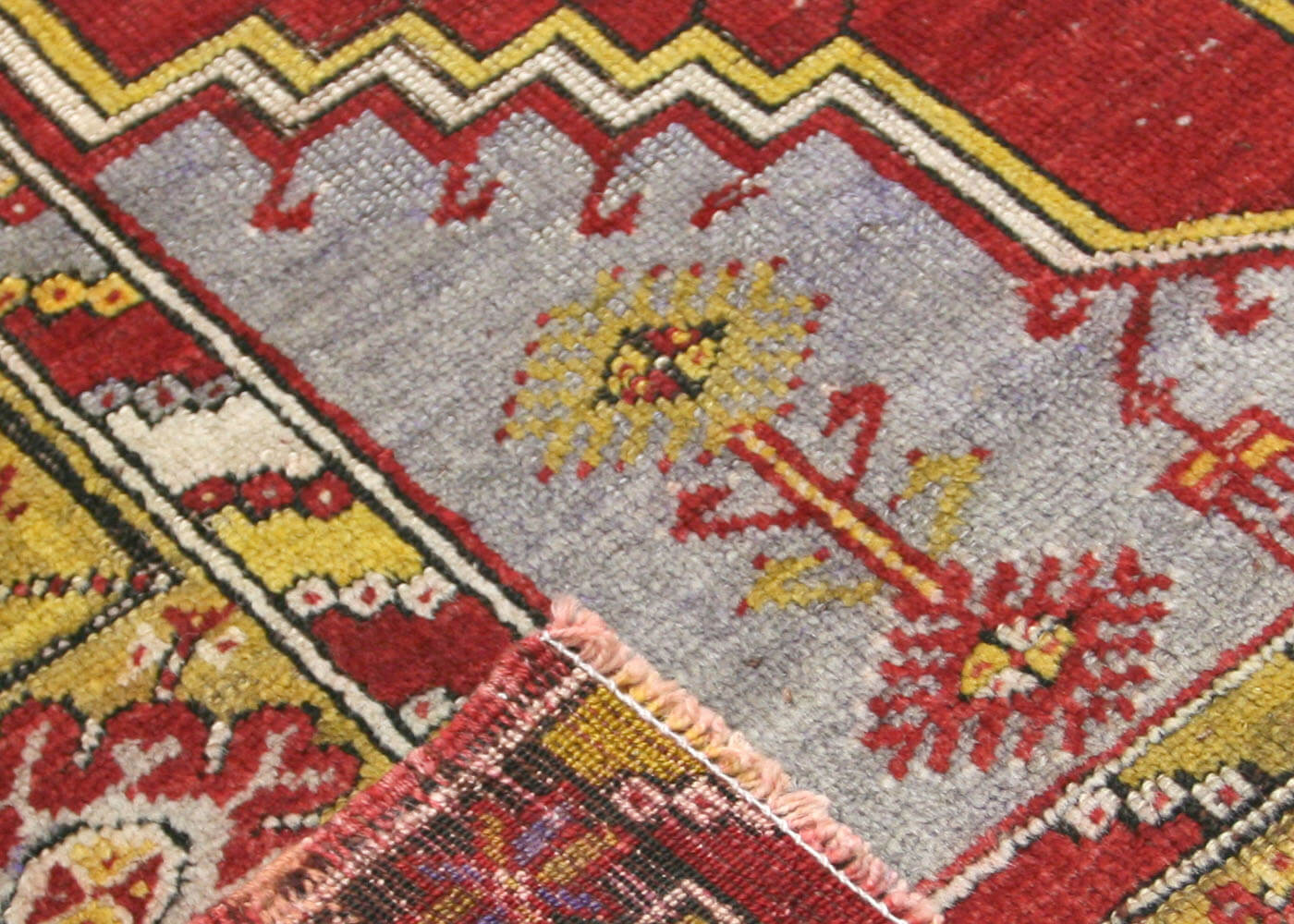 Vintage Turkish Oushak Rug - 3'7" x 5'3" - 137033