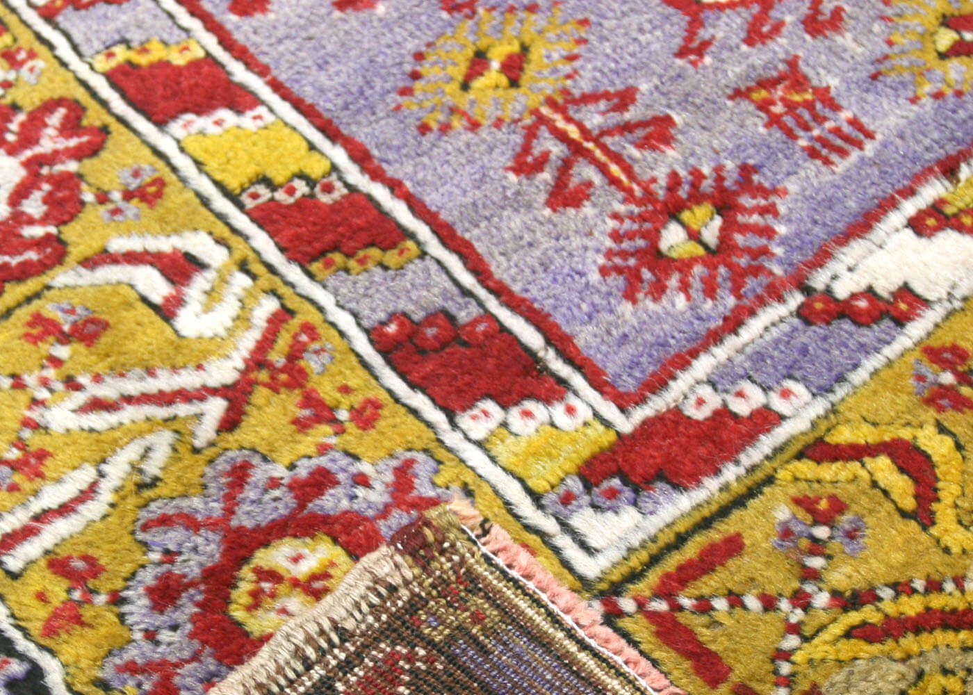 Vintage Turkish Oushak Rug - 3'7" x 5'1" - 137034