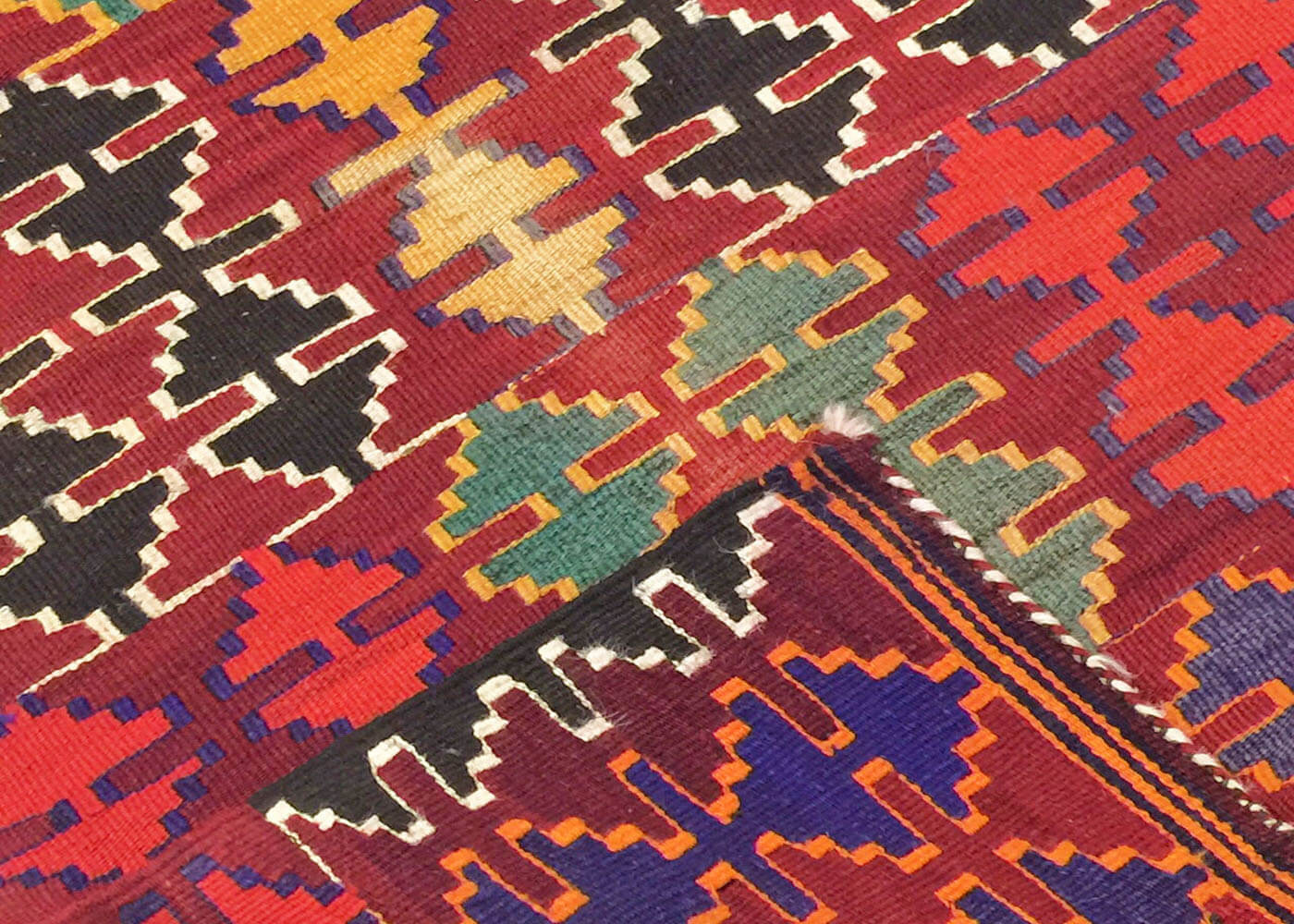 Vintage Turkish Kilim - 2'4" x 3'11" - 137085