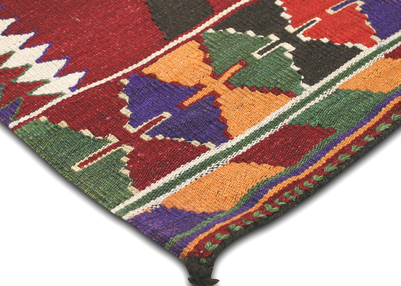 Vintage Turkish Kilim - 3'4" x 3'8" - 137090