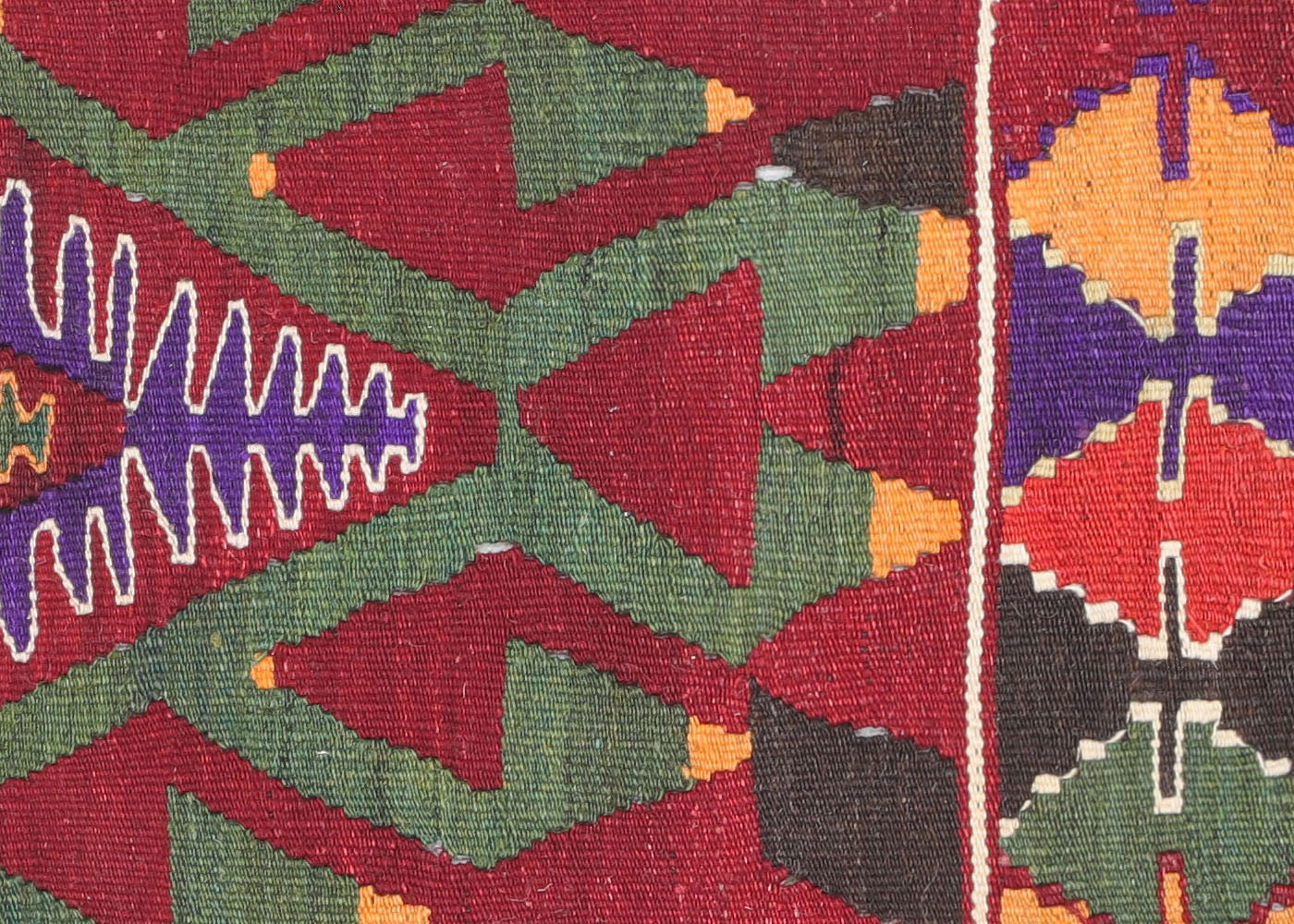 Vintage Turkish Kilim - 3'4" x 3'8" - 137090