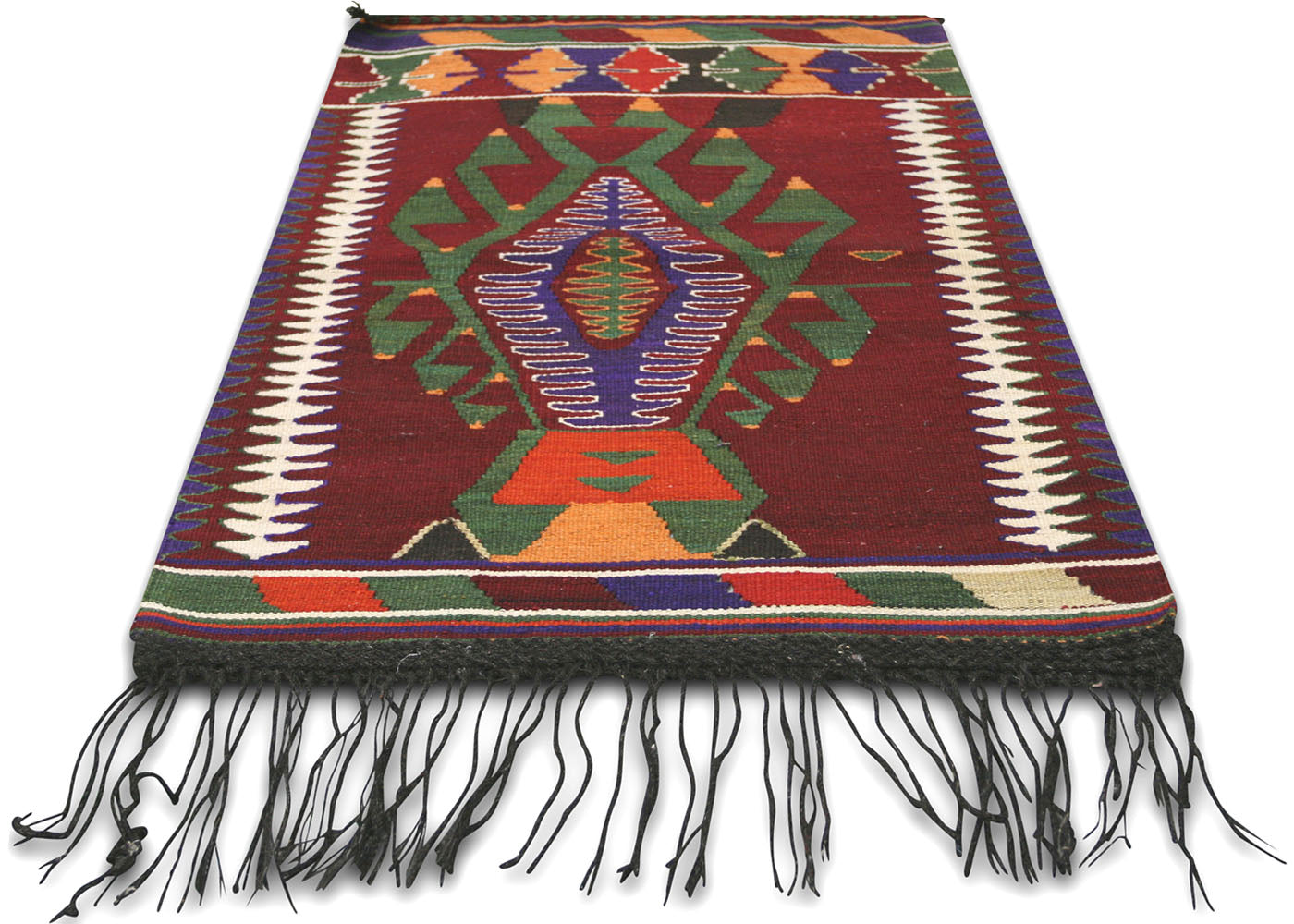 Vintage Turkish Kilim - 3'4" x 3'8" - 137090