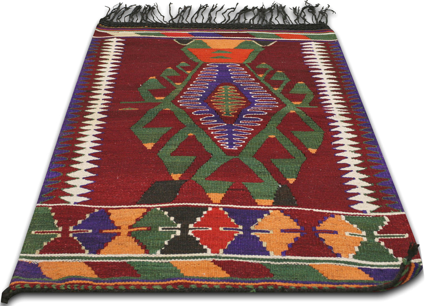 Vintage Turkish Kilim - 3'4" x 3'8" - 137090