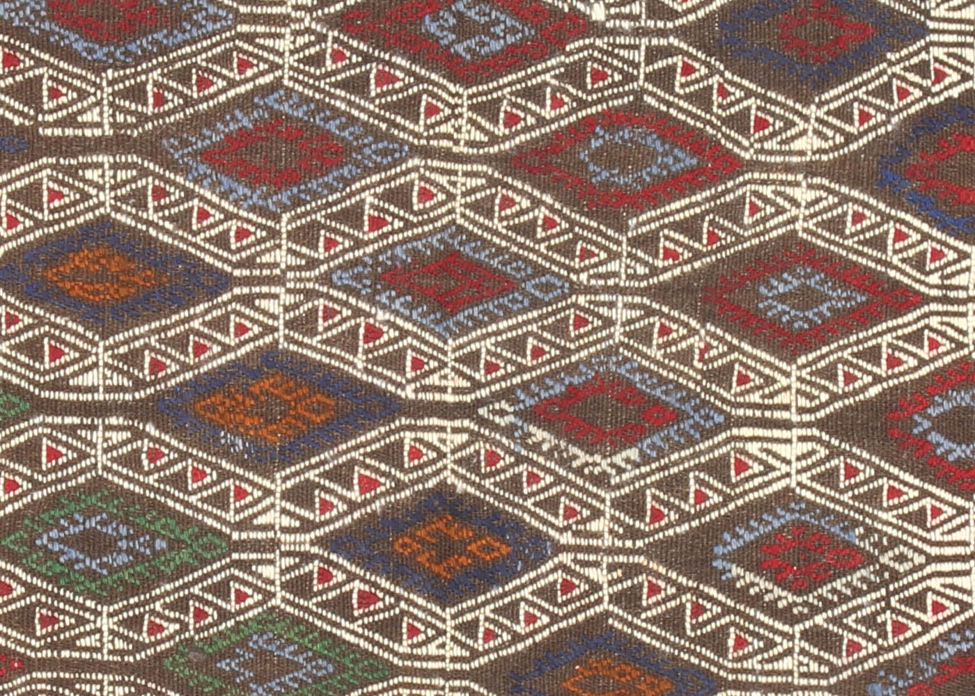 Vintage Turkish Kilim - 4'2" x 5' - 137096