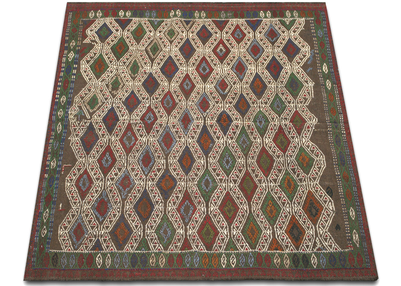 Vintage Turkish Kilim - 4'2" x 5' - 137096