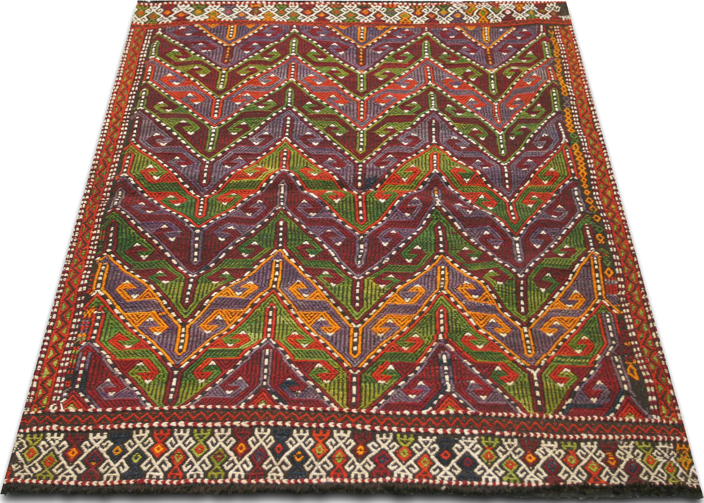 Vintage Turkish Kilim - 3'5" x 4'5" - 137114