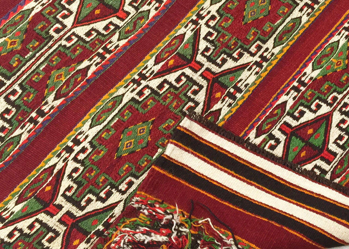 Vintage Turkish Kilim - 3' x 3'2" - 137120