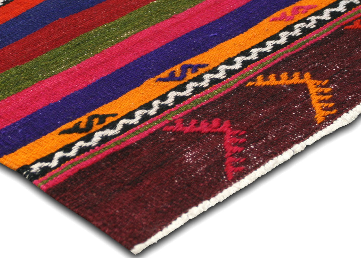 Vintage Turkish Kilim - 4'4" x 6'9" - 137121