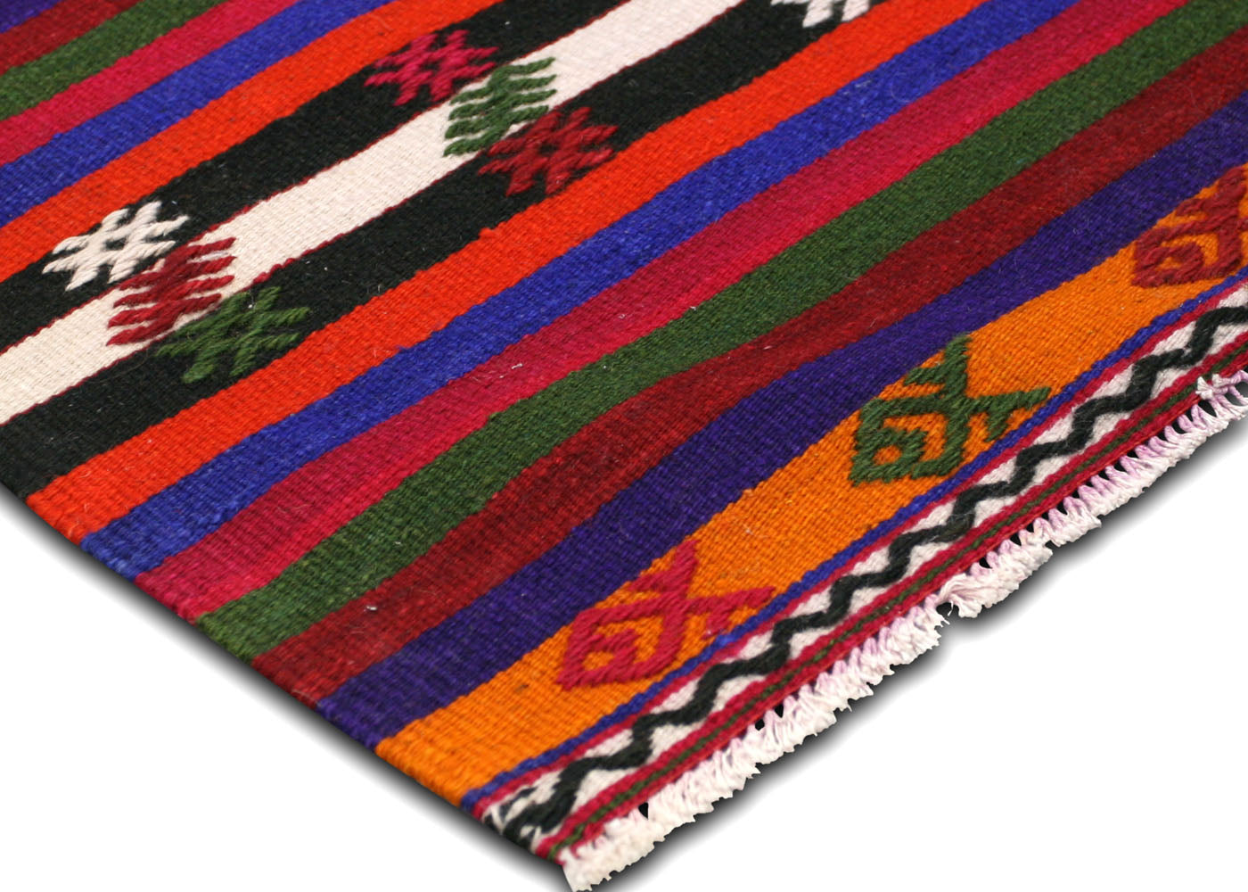 Vintage Turkish Kilim - 3'10" x 4'11" - 137122