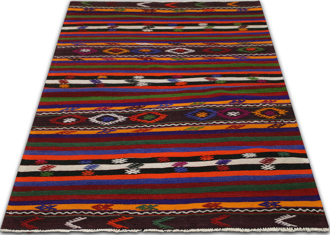 Vintage Turkish Kilim - 3'3" x 5'3" - 137123