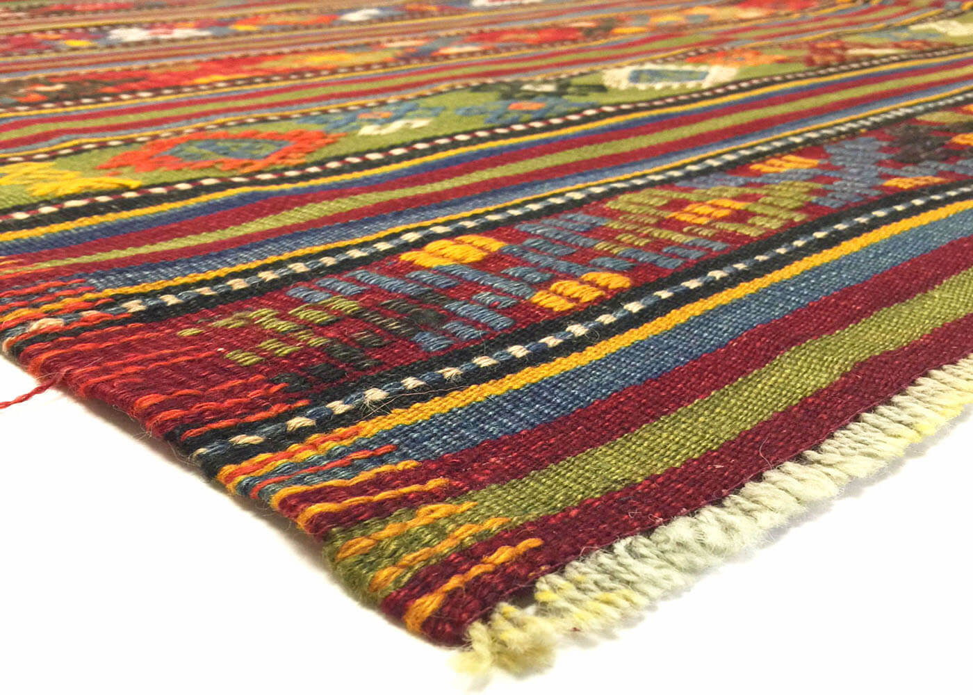 Vintage Turkish Kilim - 6'1" x 7'11" - 137132