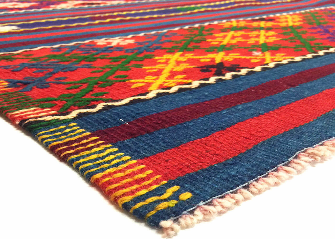 Vintage Turkish Kilim - 6'1" x 7'11" - 137134