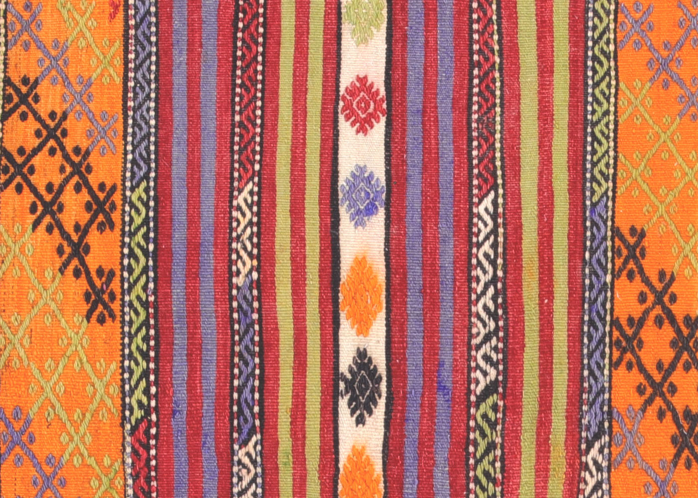 Vintage Turkish Kilim - 5'7" x 7'11" - 137148