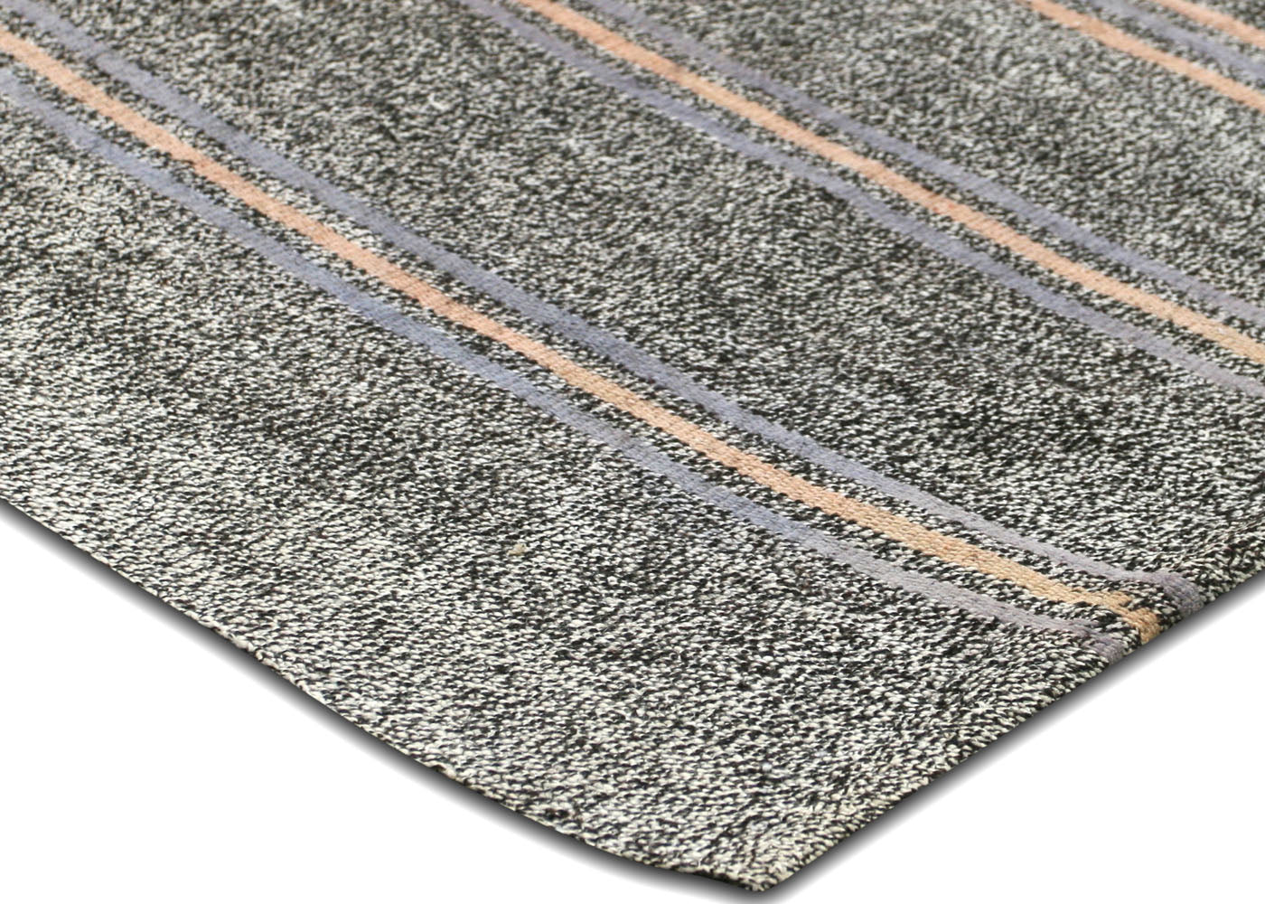 Vintage Turkish Rag Kilim - 7'1" x 9'3" - 140049
