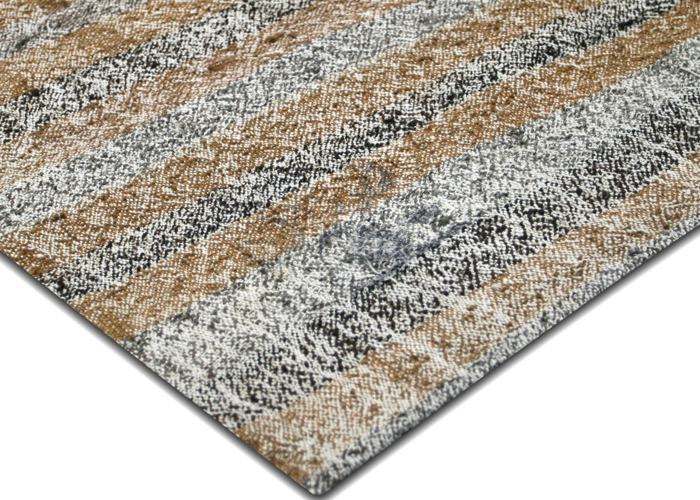 Vintage Turkish Rag Kilim - 6'5" x 9'8" - 140051