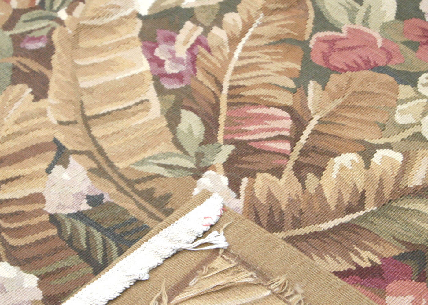 Vintage French Aubusson Rug - 7'10" x 10'3" - 140069