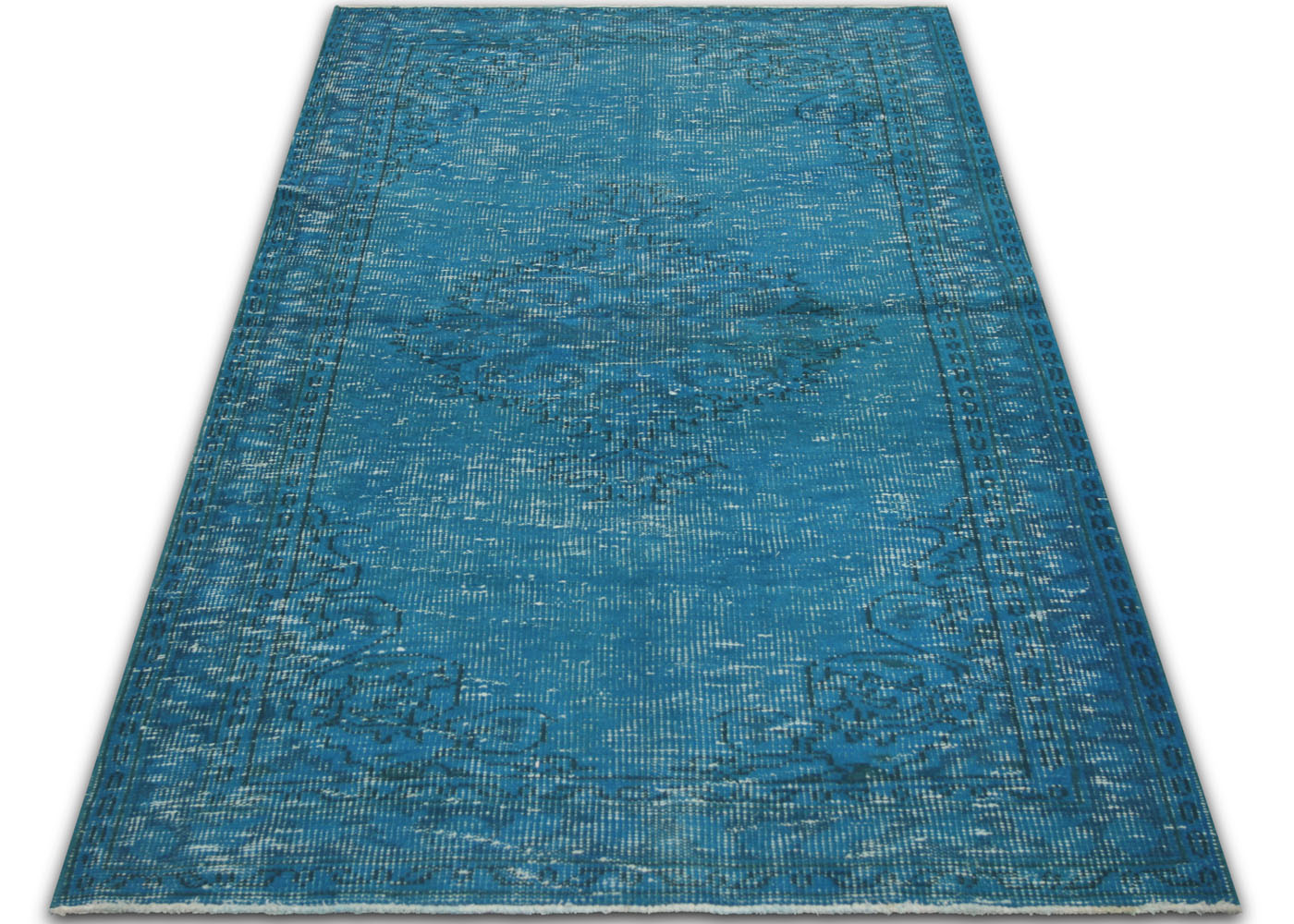 Vintage Turkish OverDyed Rug - 3'10" x 6'8" - 140115