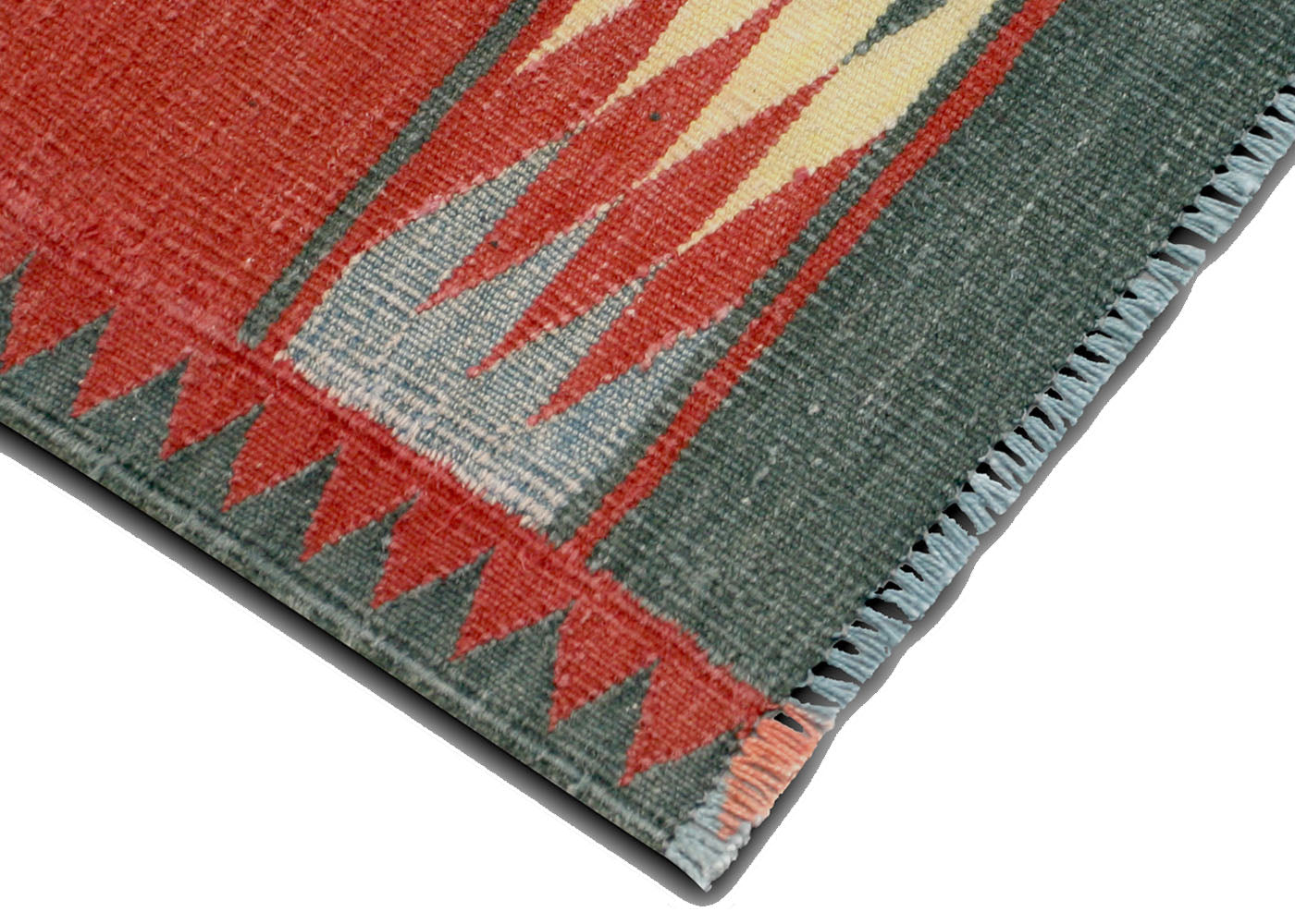 Vintage Afghan Maimana Kilim - 6'2" x 8'0" - 140164