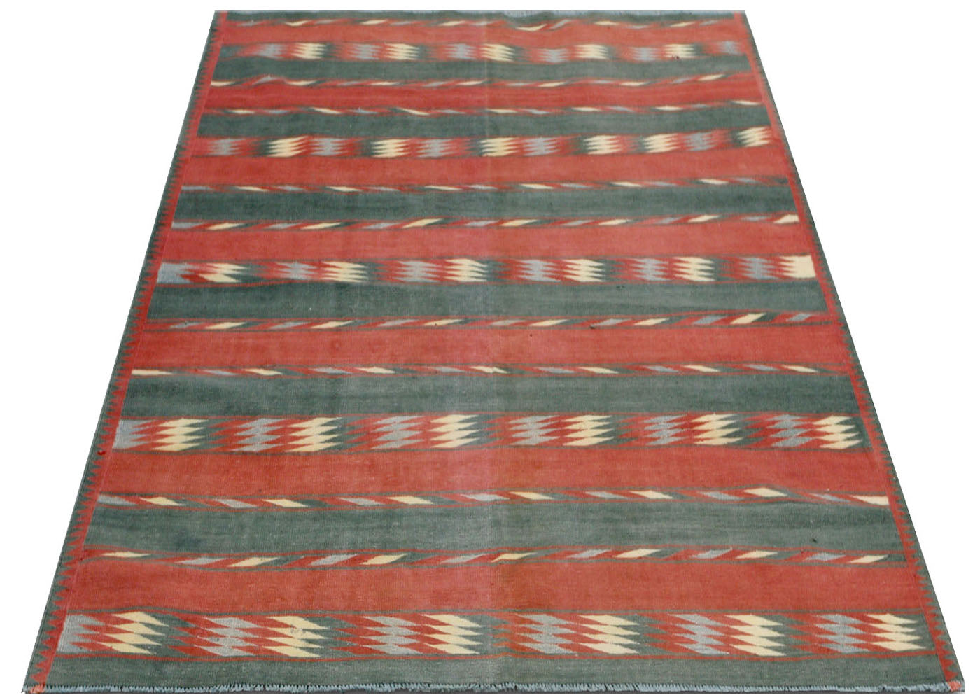 Vintage Afghan Maimana Kilim - 6'2" x 8'0" - 140164