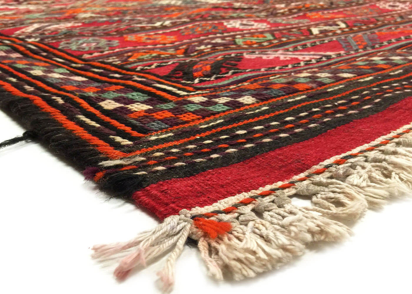 Vintage Persian Kilim - 5'11" x 12'4" - 140197